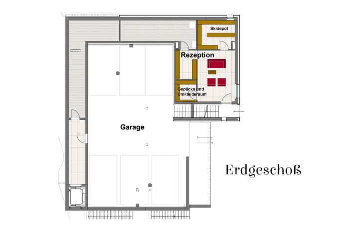 Appartements LUNA, Flachau - Erdgeschoß