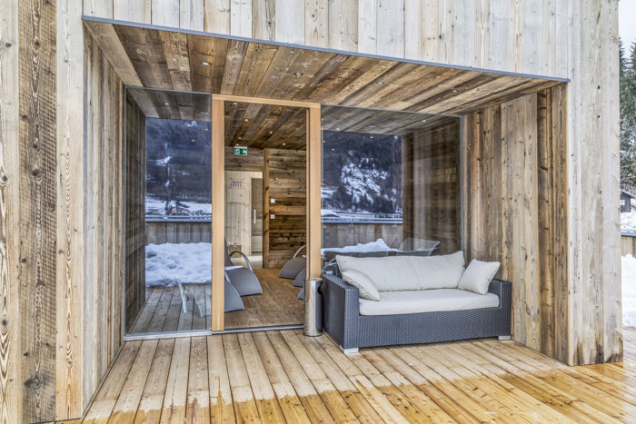 Sauna, Dachterrasse - Appartements LUNA in Flachau