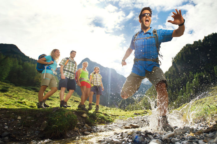 Wandern im Sommerurlaub in Flachau, Salzburger Land